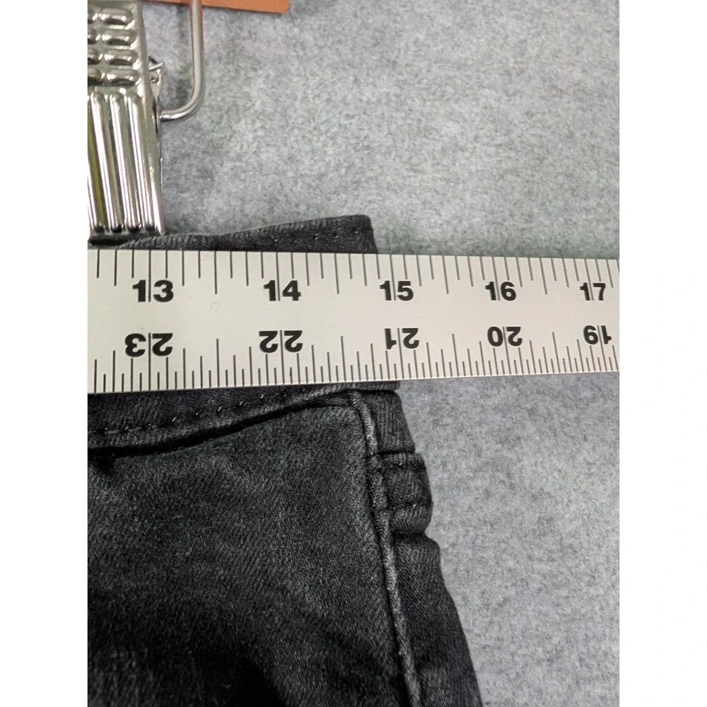 Levi's 501 Button Fly Denim Shorts Men's 31 Black Jean Shorts Skate Grunge